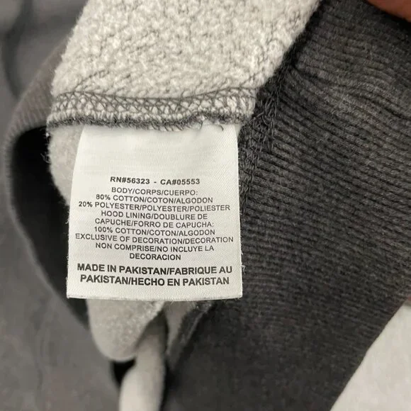 VTG Nike Athletic Dept. Hoodie Men XXL Gray Y2K Pullover - Picture 7 of 11